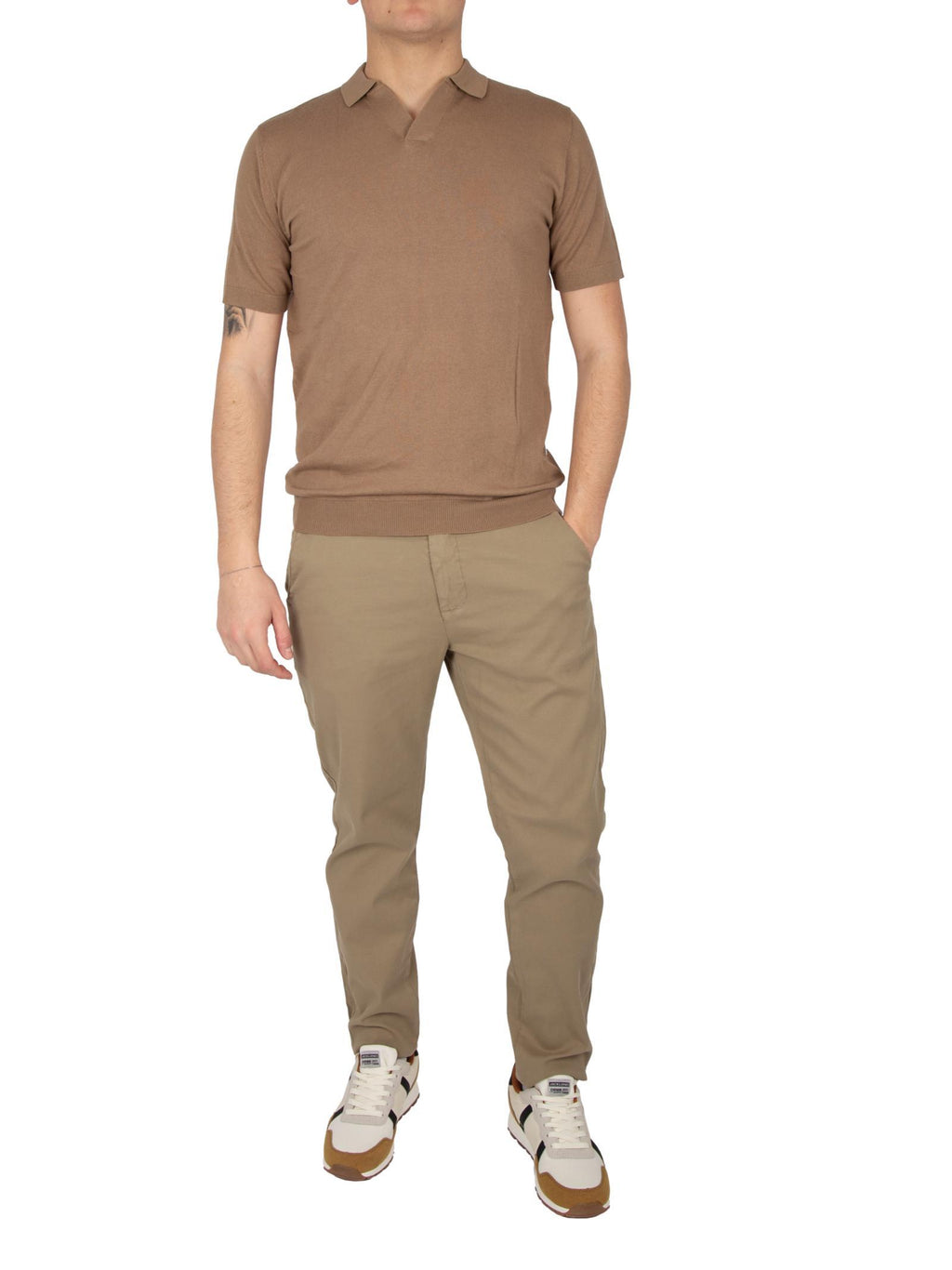 Polo Seinse Maglia Fango manica corta ME3023 FANGO SEINSE 
