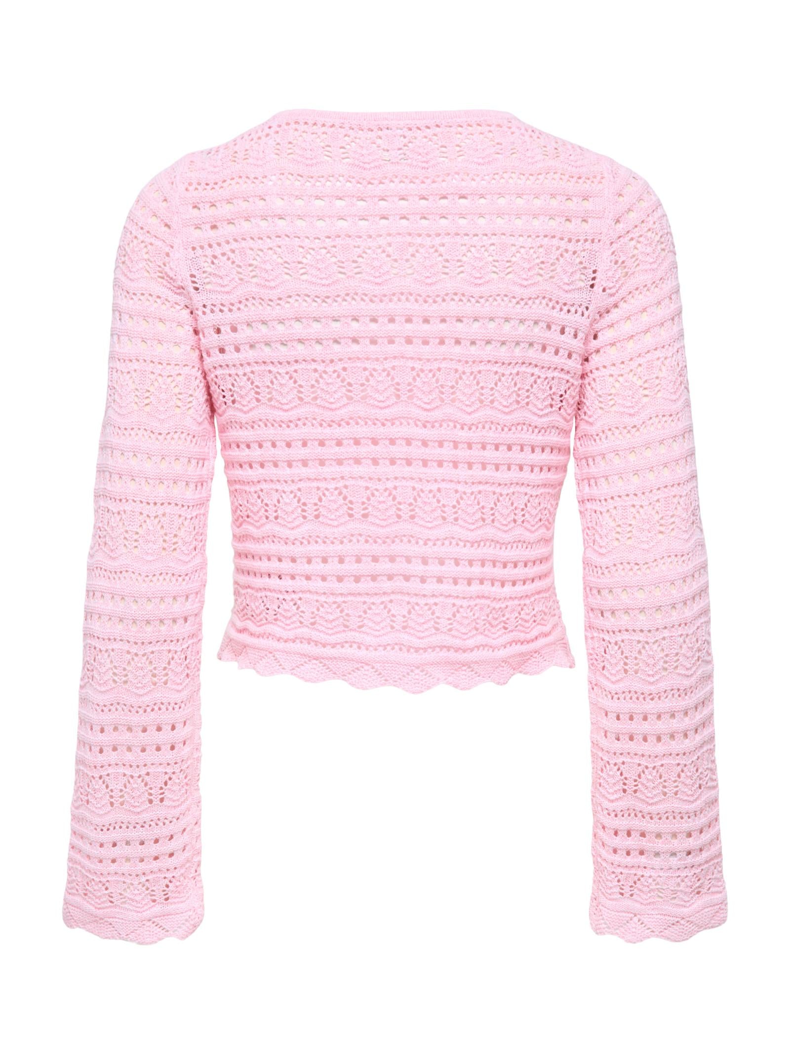 Maglia Only Elke Rosa cropped 15363049 /Romance Rose ONLY 