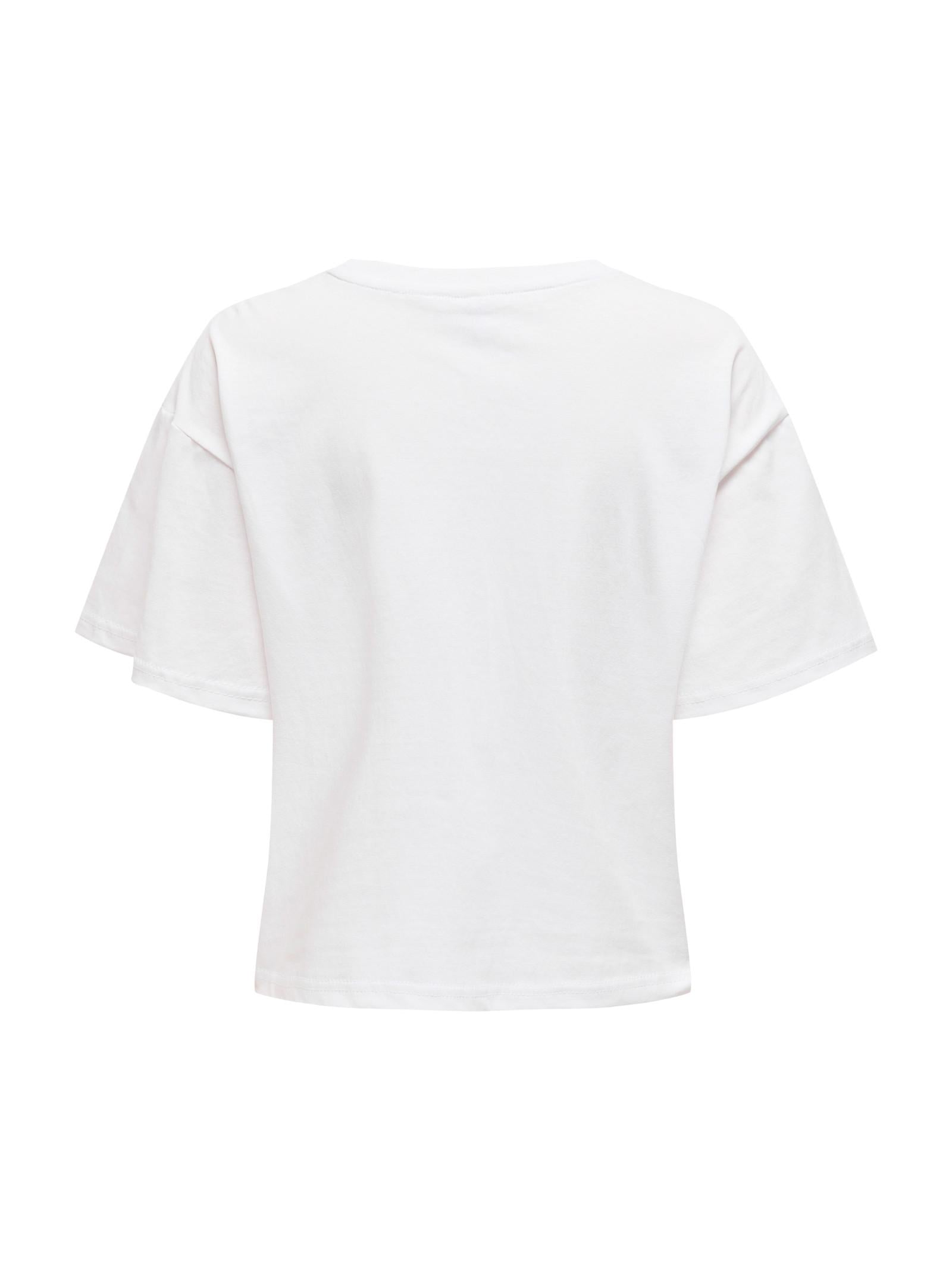 T-shirt Only Bianco Terza Cropped 15343834 /Bright White ONLY 