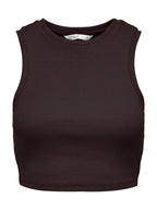 Top Only Vilma Marrone smanicato 15282771 /Black Coffee ONLY 