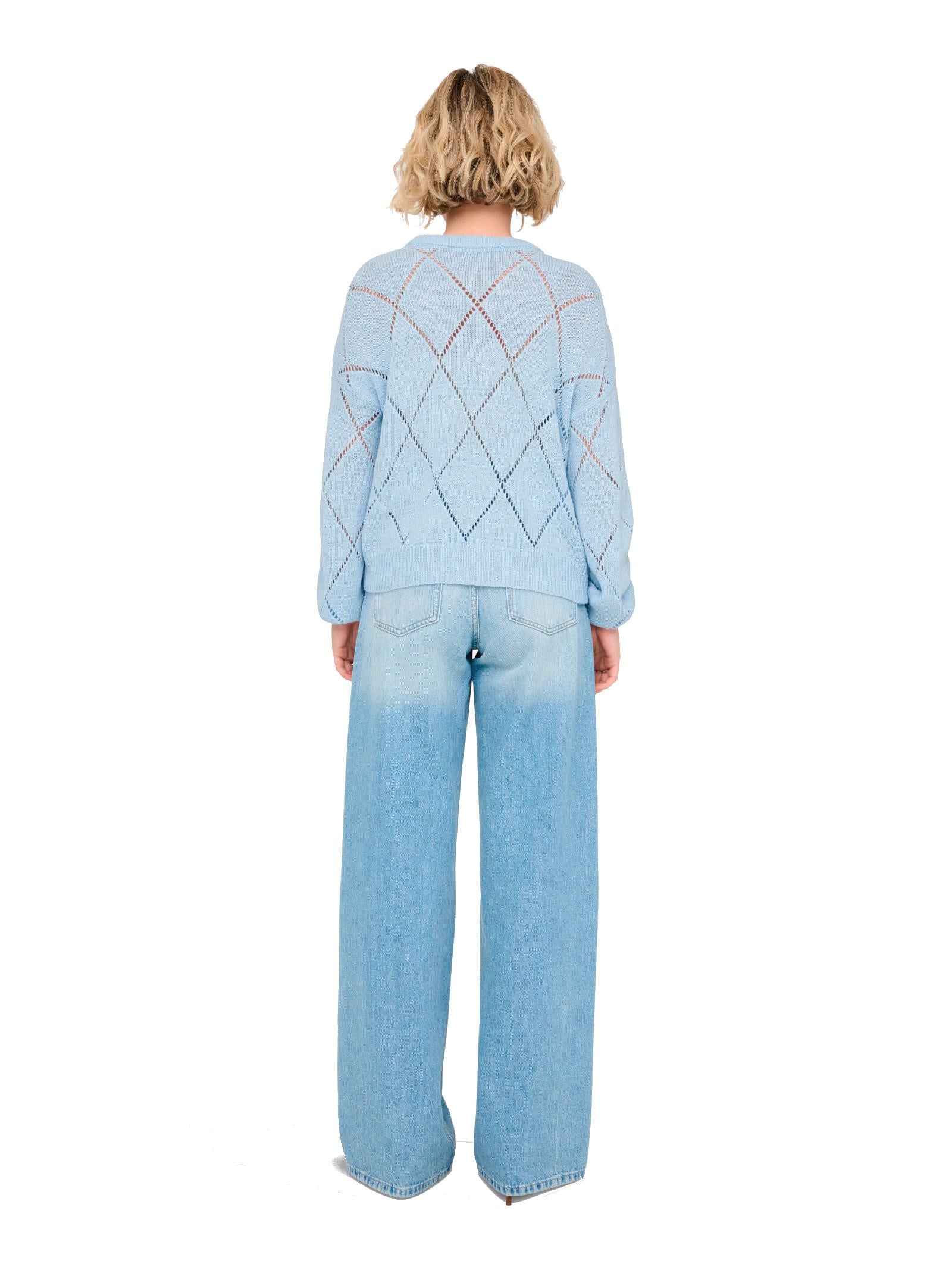 Maglia Only Geenas Celeste Oversize 15339575 /Clear Sky ONLY 