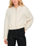 Felpa Only Scarlett Panna con zip 15346449 /Birch ONLY 