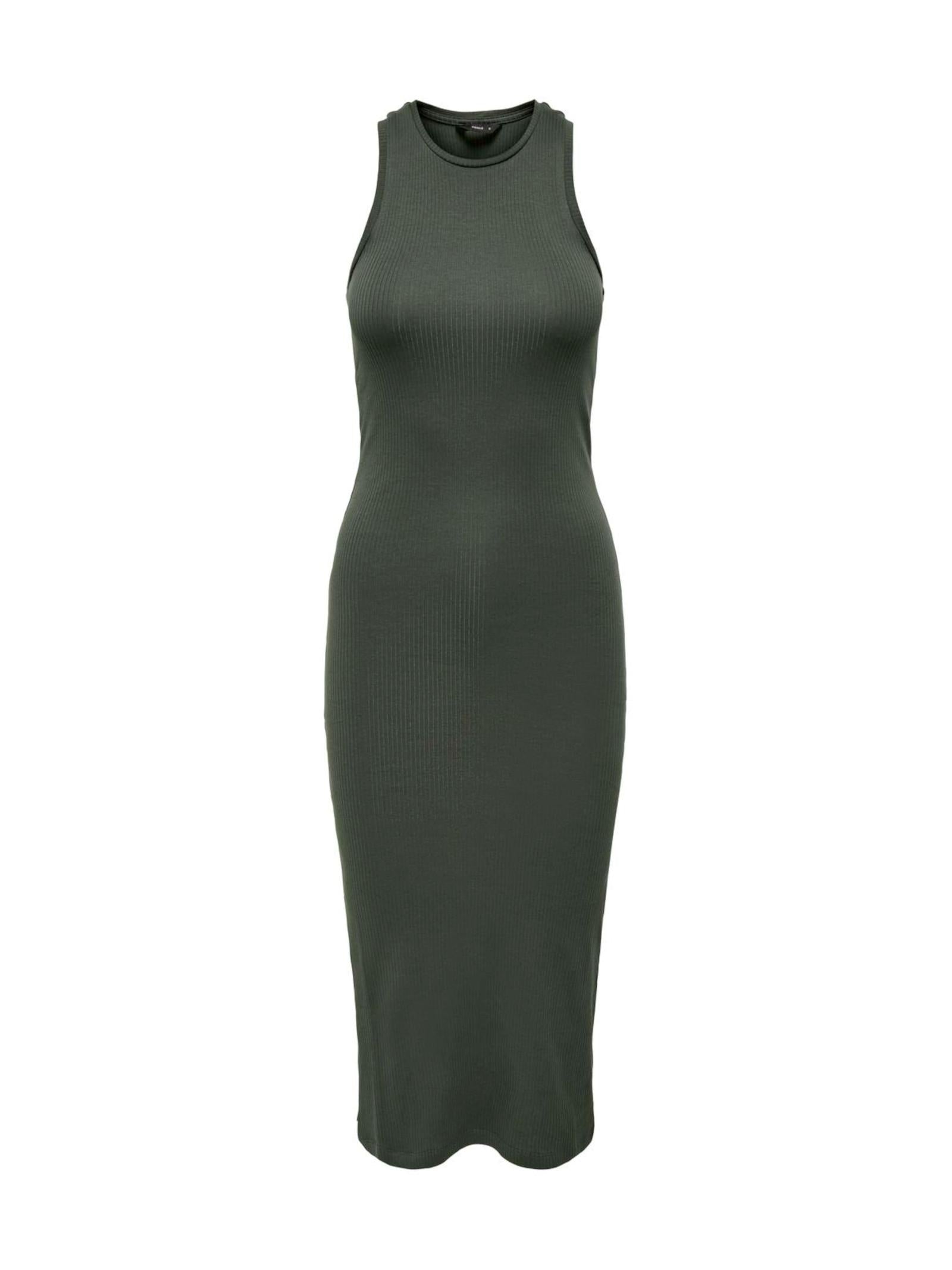 Abito Only Verde Belfast con scollo a O 15270619 /Beluga ONLY 