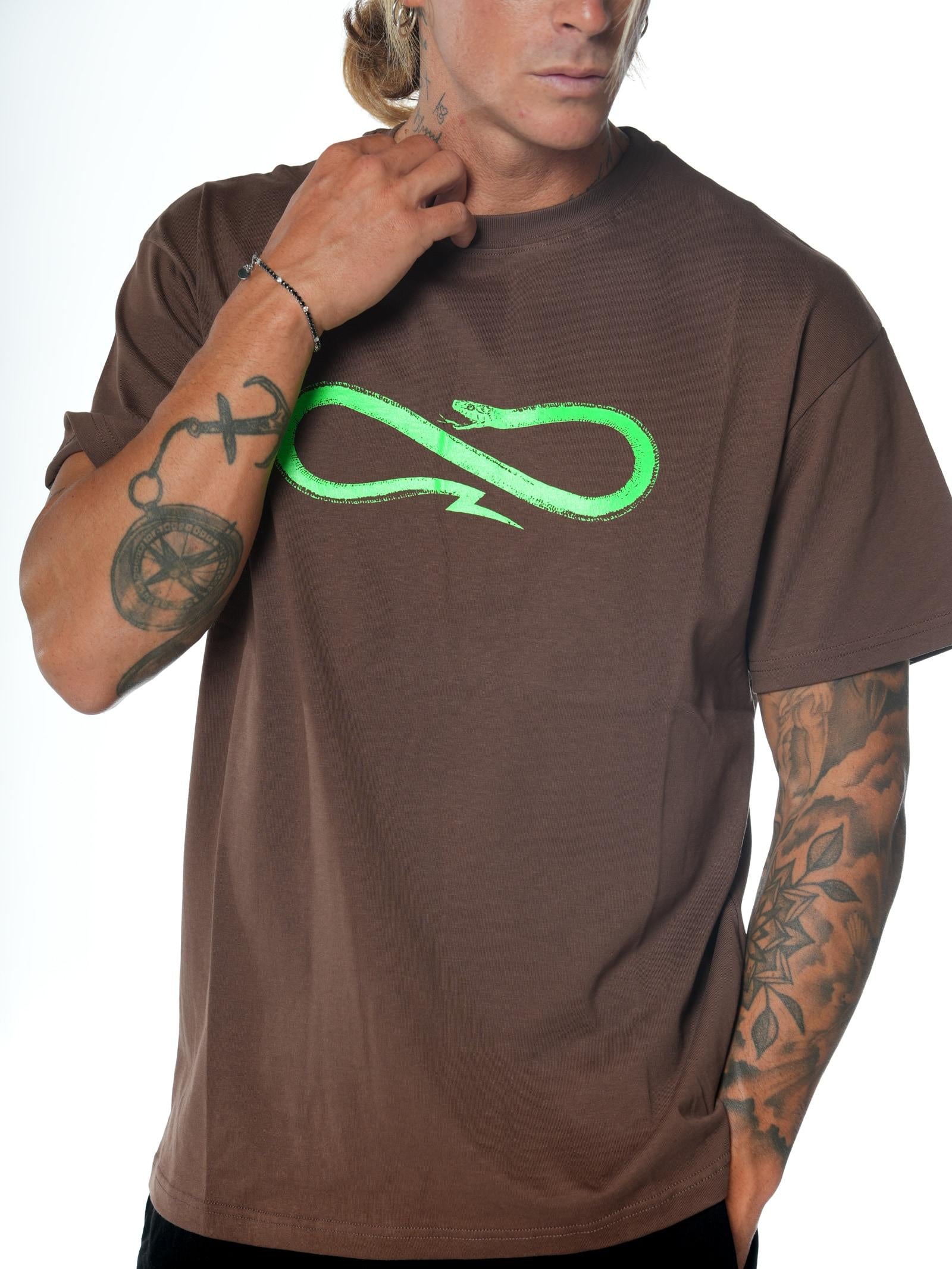 T-shirt Propaganda Marrone Logo classic TS524 MARRONE PROPAGANDA 