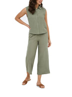 Pantalone Only Verde Siesta cropped 15367418 /Deep Lichen Green ONLY 