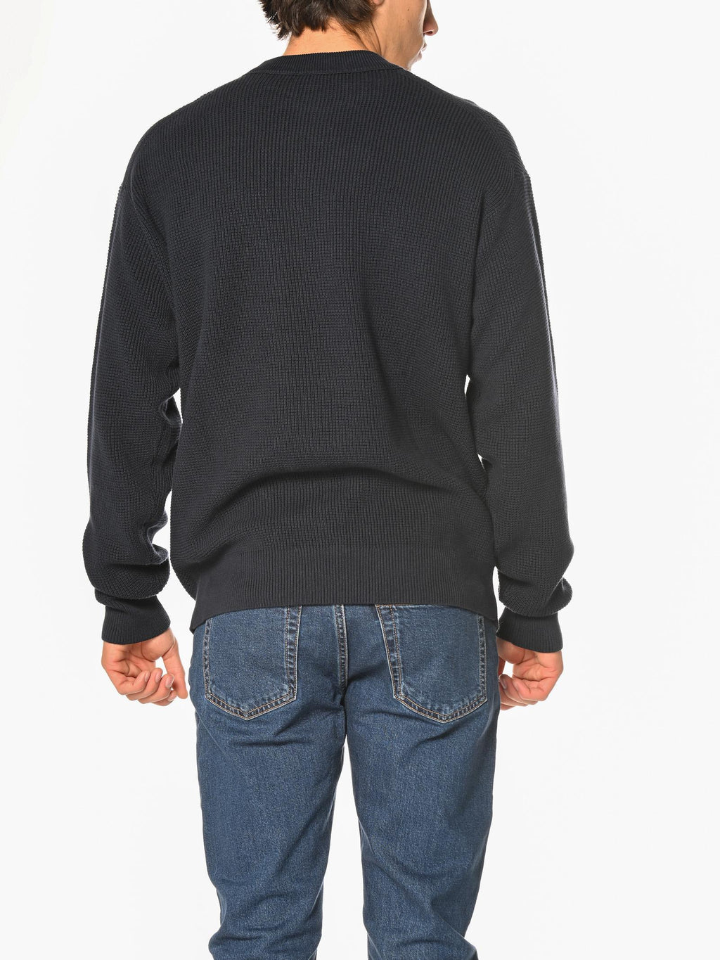 Maglia Calvin Klein Blu Waffle LV04RD313G CEF CALVIN KLEIN 