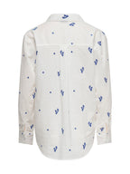 Camicia JDY Bianco Kimie ricami 15351431 /Surf Cloud Dancer JDY 