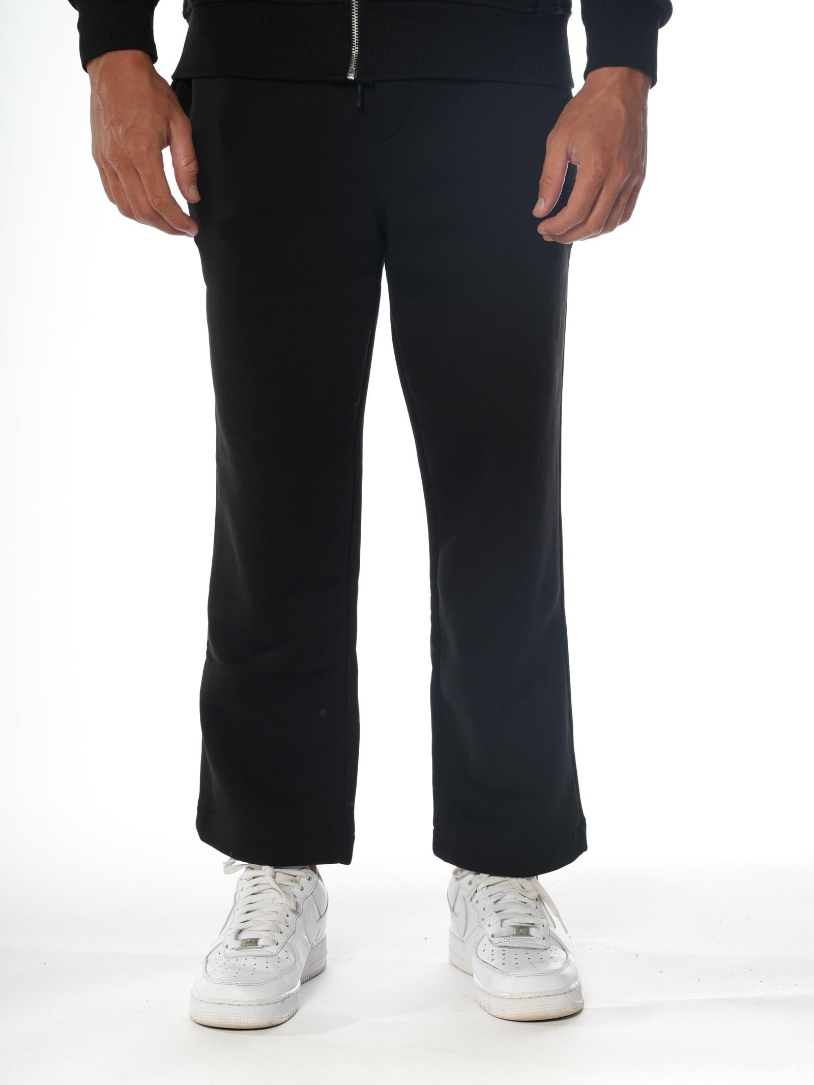 Pantalone Superculture Nero in felpa a palazzo MARVIN NERO SUPERCULTURE 