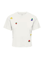 T-shirt Only Bianco Bella 15372233 /All. Cloud Dancer ONLY 