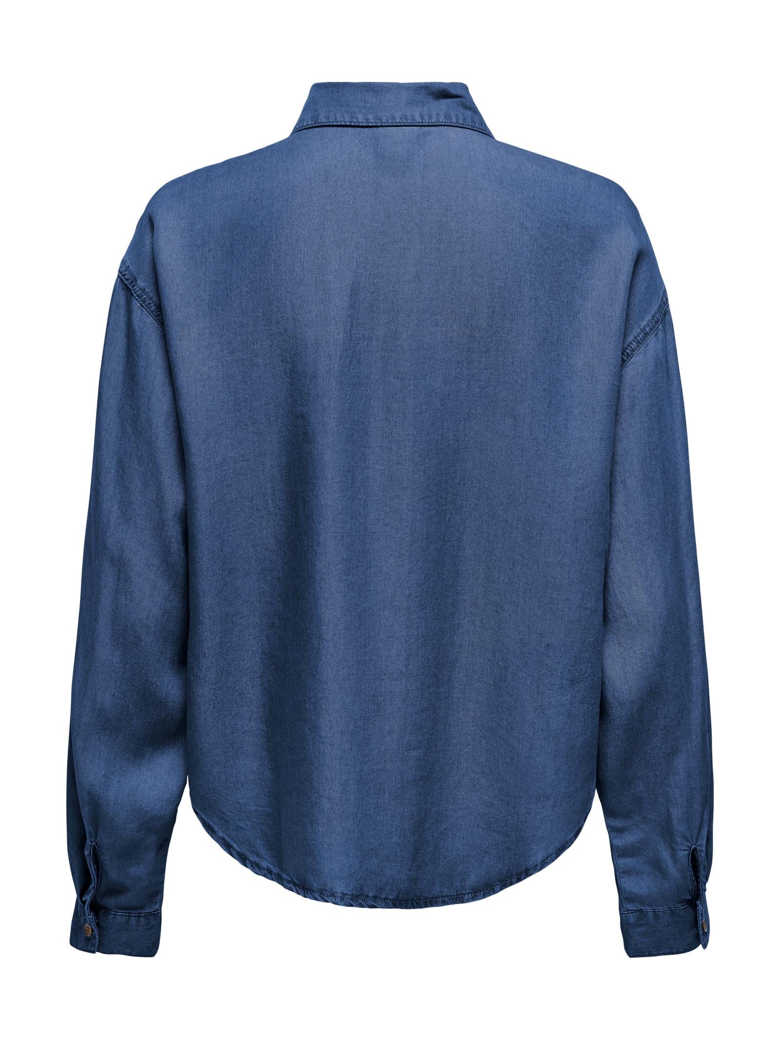 Camicia Only Dark Blue Denim Charis 15337928 /Dark Blue Denim ONLY 