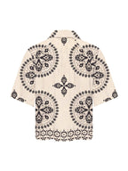 Camicia Only Panna Nero Izzy fantasia 15373618 /Black Cloud Dancer ONLY 