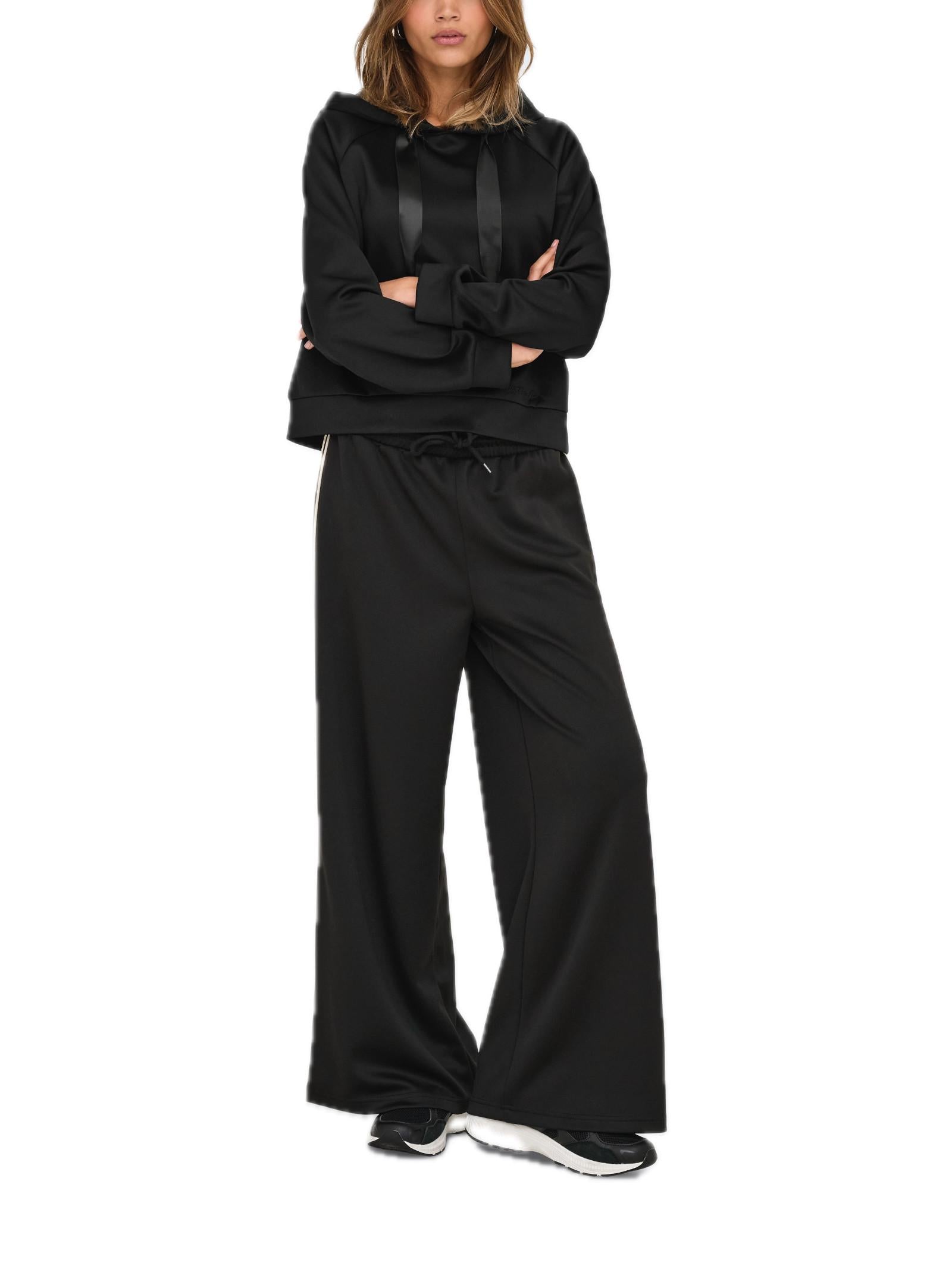 Felpa Only Lue Nero con cappuccio 15352757 /Black ONLY 