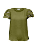 T-shirt JDY Hannah Verde ricamo 15312609 /Dried Herb JDY 