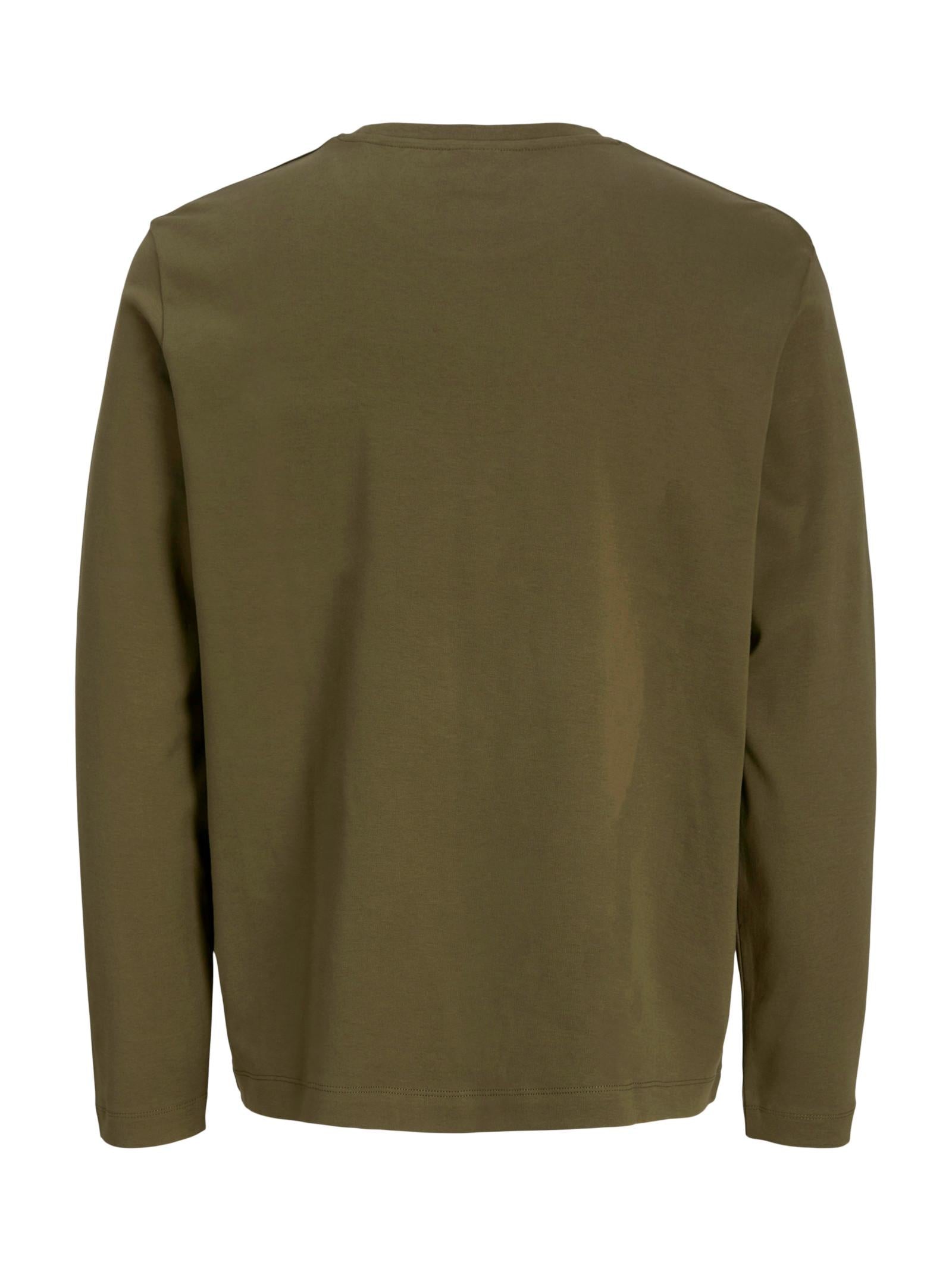 T-shirt Jack & Jones Fusion Verde manica lunga 12282697 /Grape Leaf JACK & JONES 