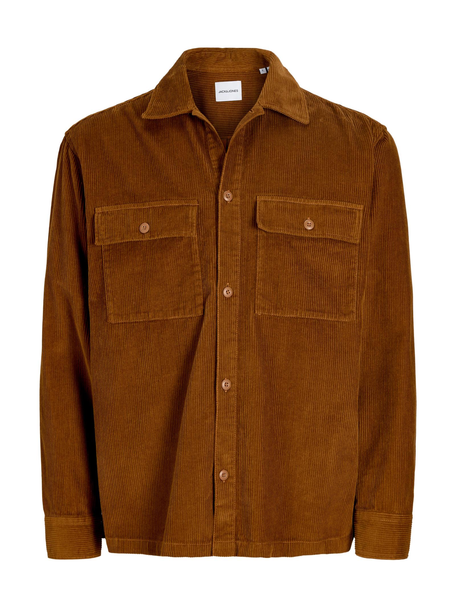 Camicia Jack & Jones Perfect Cammello a coste 12278825 /Monks Robe JACK & JONES 