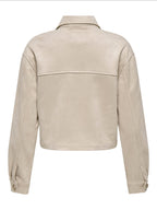 Giacca Only Belicia Beige scamosciata 15362889 /Pumice Stone ONLY 
