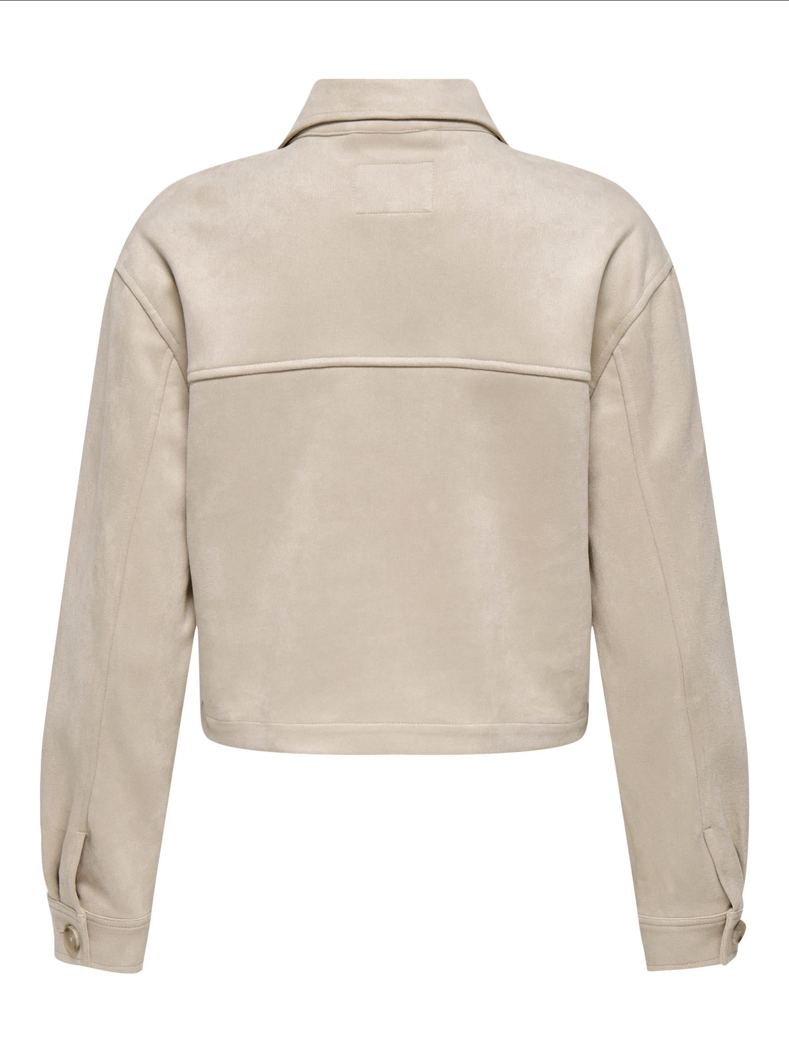 Giacca Only Belicia Beige scamosciata 15362889 /Pumice Stone ONLY 