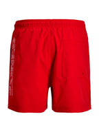 Costume Jack & Jones Maui Rosso logo 12291391 /True Red JACK & JONES 
