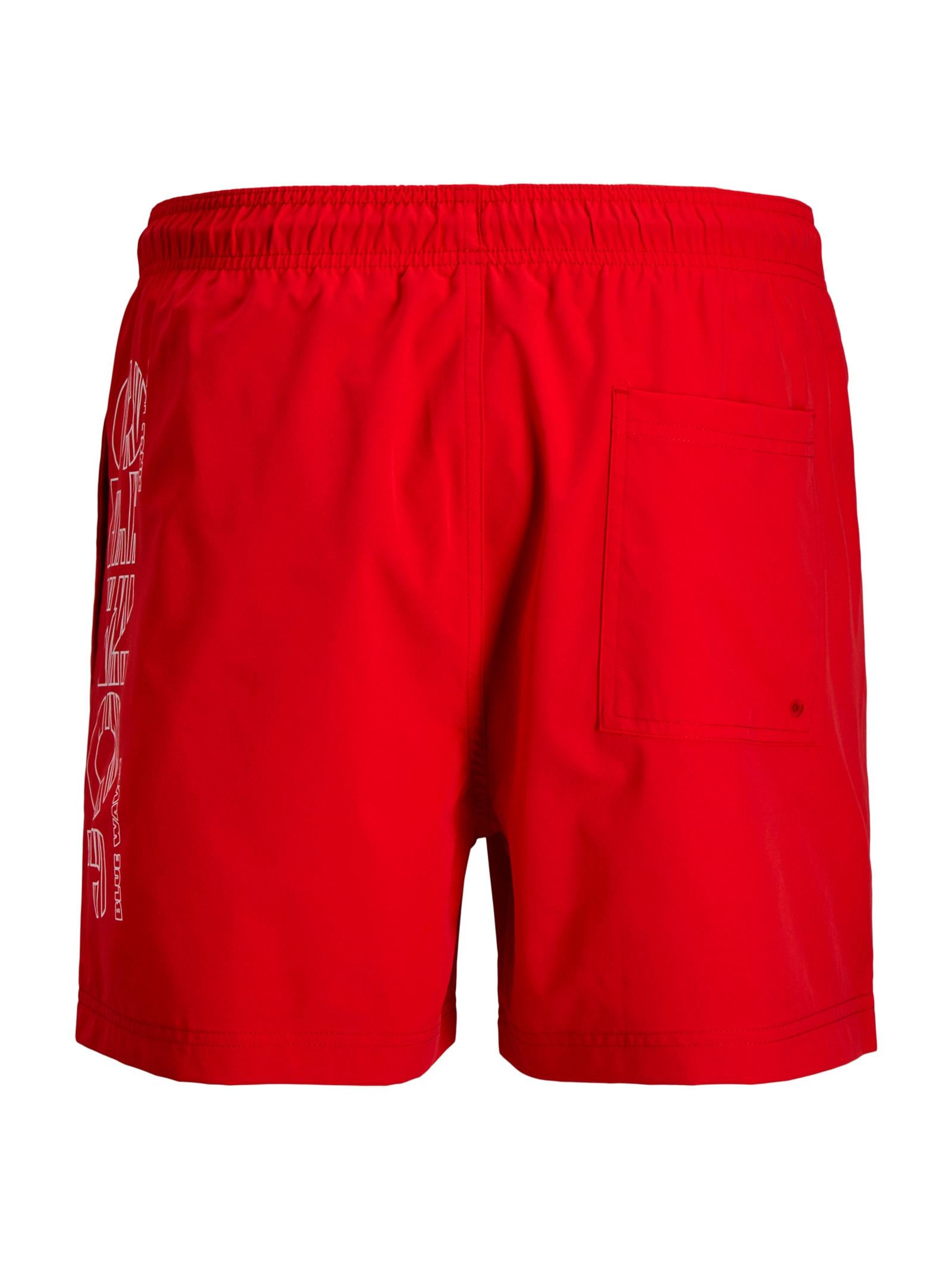 Costume Jack & Jones Maui Rosso logo 12291391 /True Red JACK & JONES 