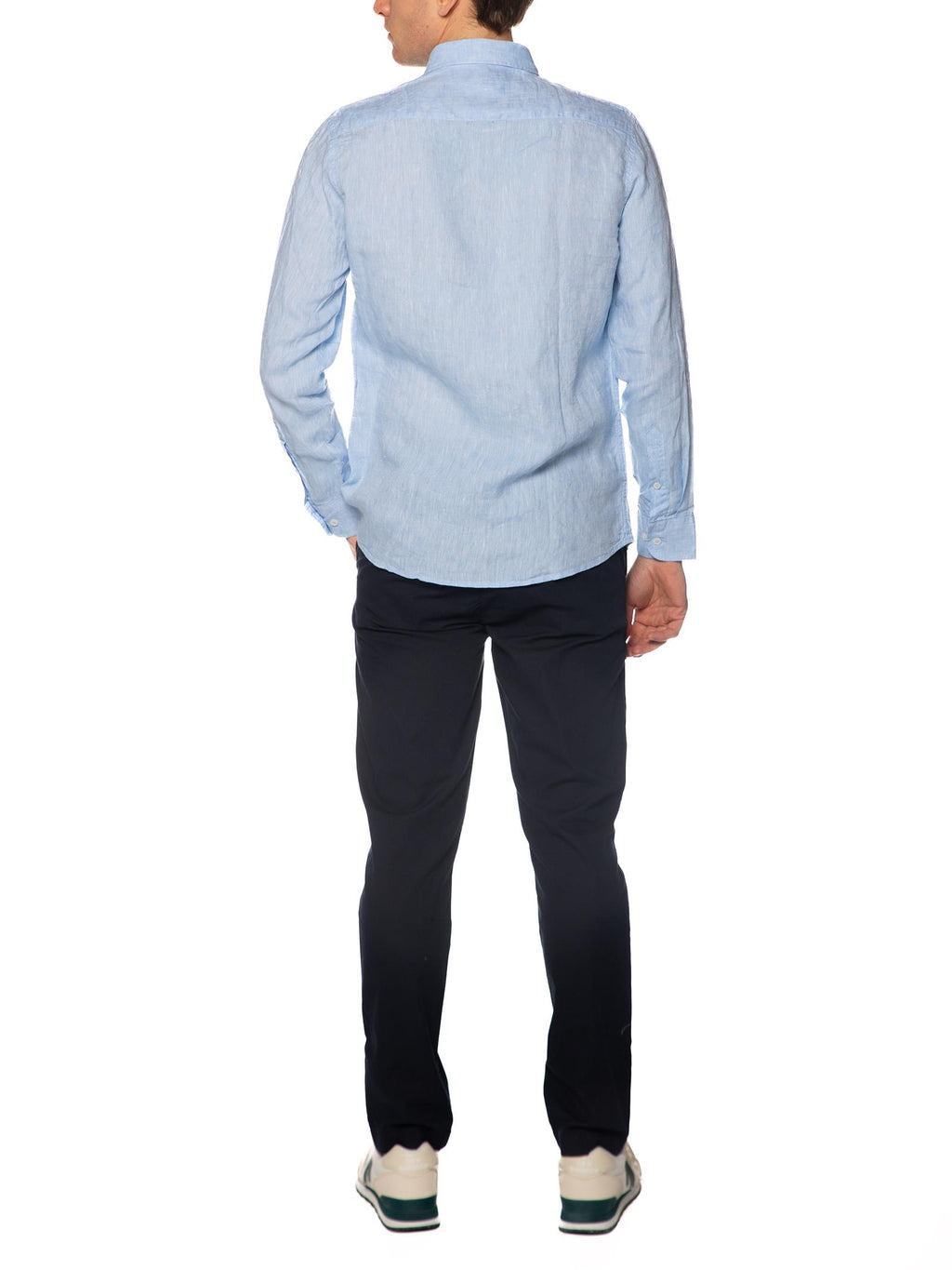 Camicia Seinse Celeste lino button down CE1122 CELESTE SEINSE 