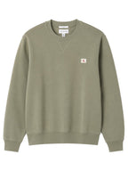 Felpa Calvin Klein badge Verde con logo LV04RG268G LDY CALVIN KLEIN 