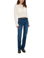 Maglia Only Elke Bianco cropped 15363049 /Birch ONLY 