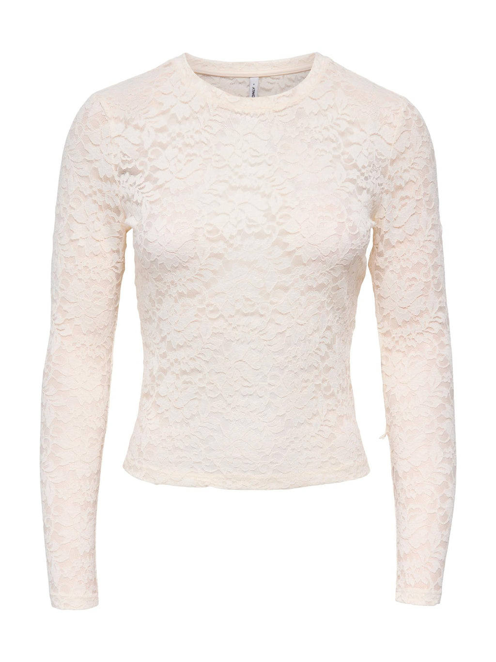 T-shirt Only Nikka Bianco pizzo 15367565 /Egret ONLY 