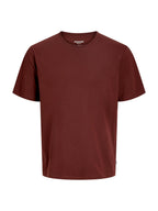 T-shir Jack & Jones Organic Marrone scuro a maniche corte basic 12156101 /Bitter Chocolate JACK & JONES 