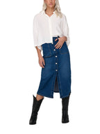 Camicia Only Bianco Astrid cropped 15307870 /Cloud Dancer ONLY 