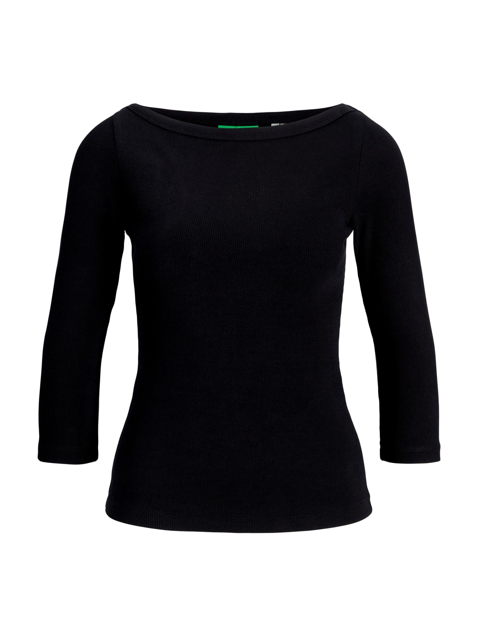 T-shirt JJXX Fifi Nero scollo a barca 12272119 BLACK JJXX 