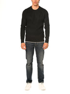 Maglia Seinse Nero a coste MI3041 NERO SEINSE 