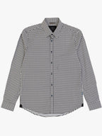 Camicia Uomo pied e poul manica lunga Bianco Nera GL7793S BIANCO NERO GIANNI LUPO 