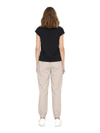 T-shirt Only Free Nero scollo a V 15287041 /Black ONLY 