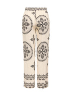 Pantalone Only Panna Nero Izzy fantasia 15373614 /Black Cloud Dancer ONLY 