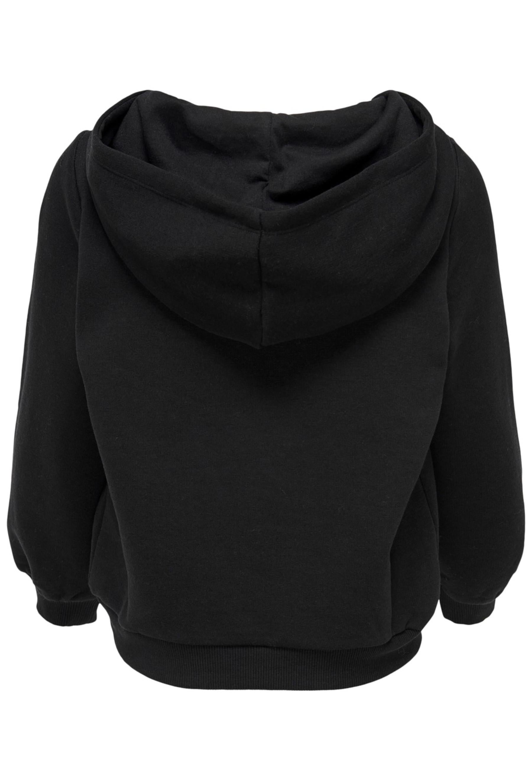 Felpa Kids Only Nera con cappuccio