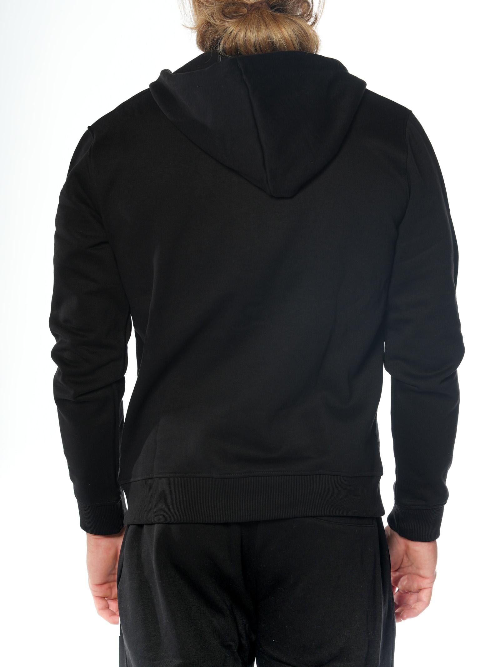 Felpa Urban Ring Nero con cappuccio e zip UR9120001 NERO URBAN RING 