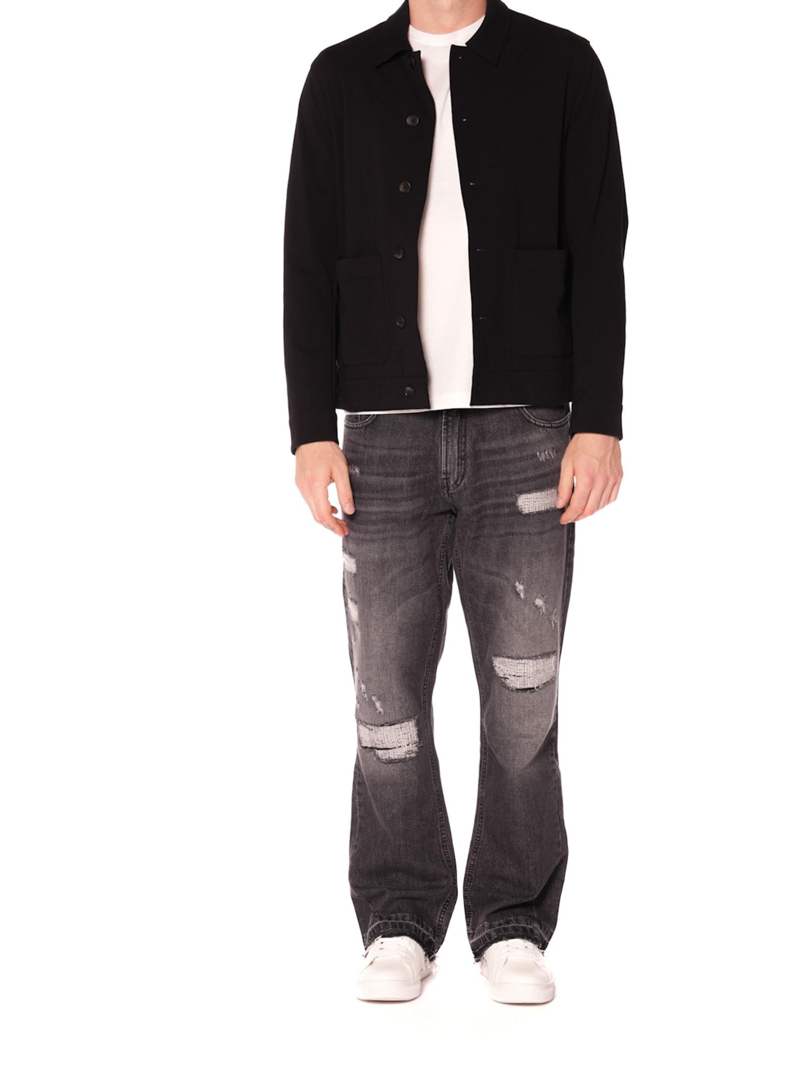 Overshirt Seinse Nero punto roma GBE1042 NERO SEINSE 