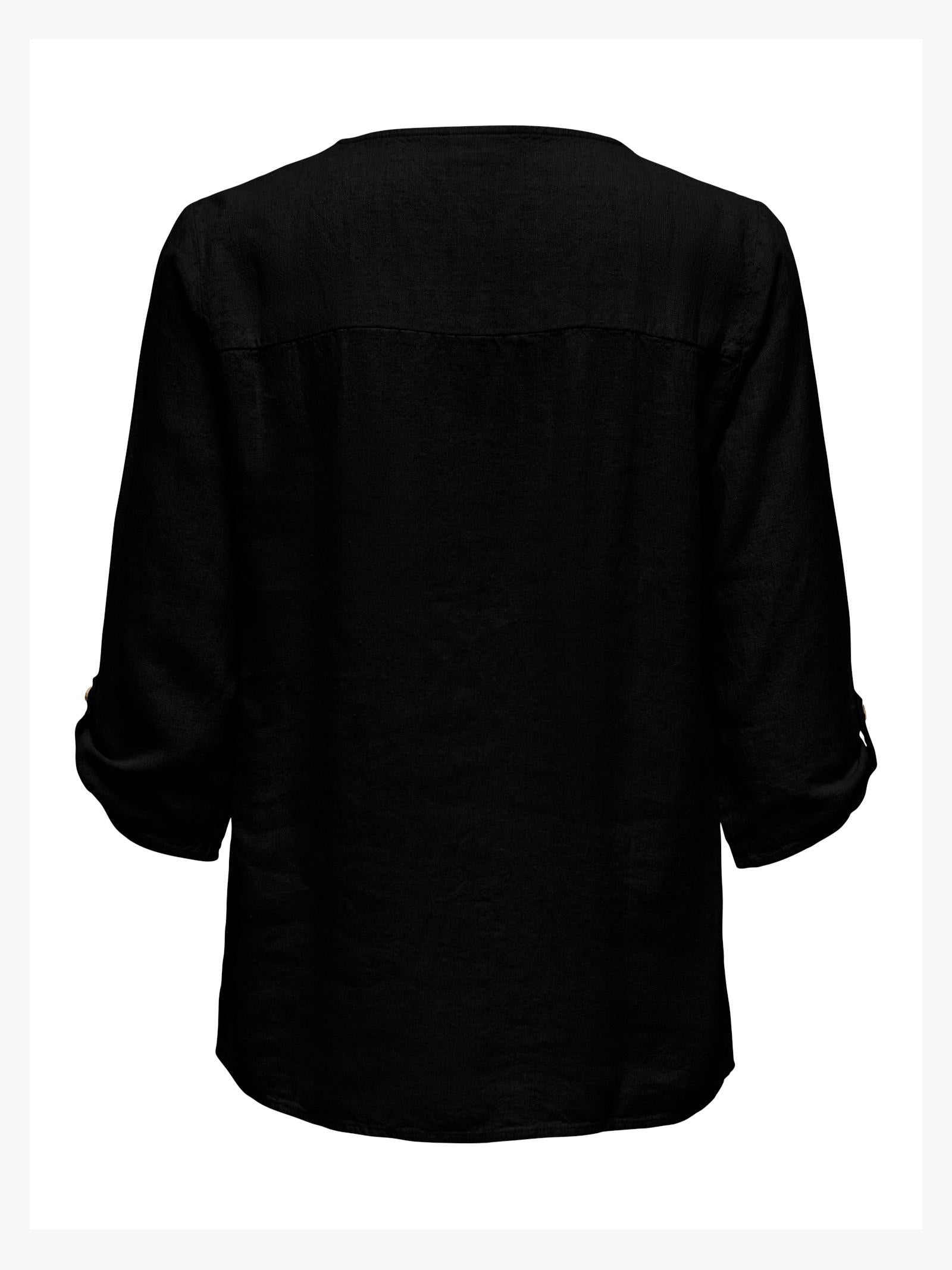 Blusa Jacqueline De Yong Say Nero in lino 15317390 /Black JDY 