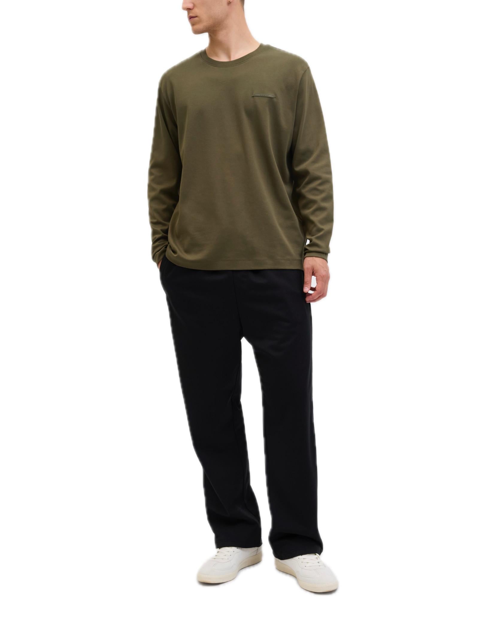 T-shirt Jack & Jones Fusion Verde manica lunga 12282697 /Grape Leaf JACK & JONES 