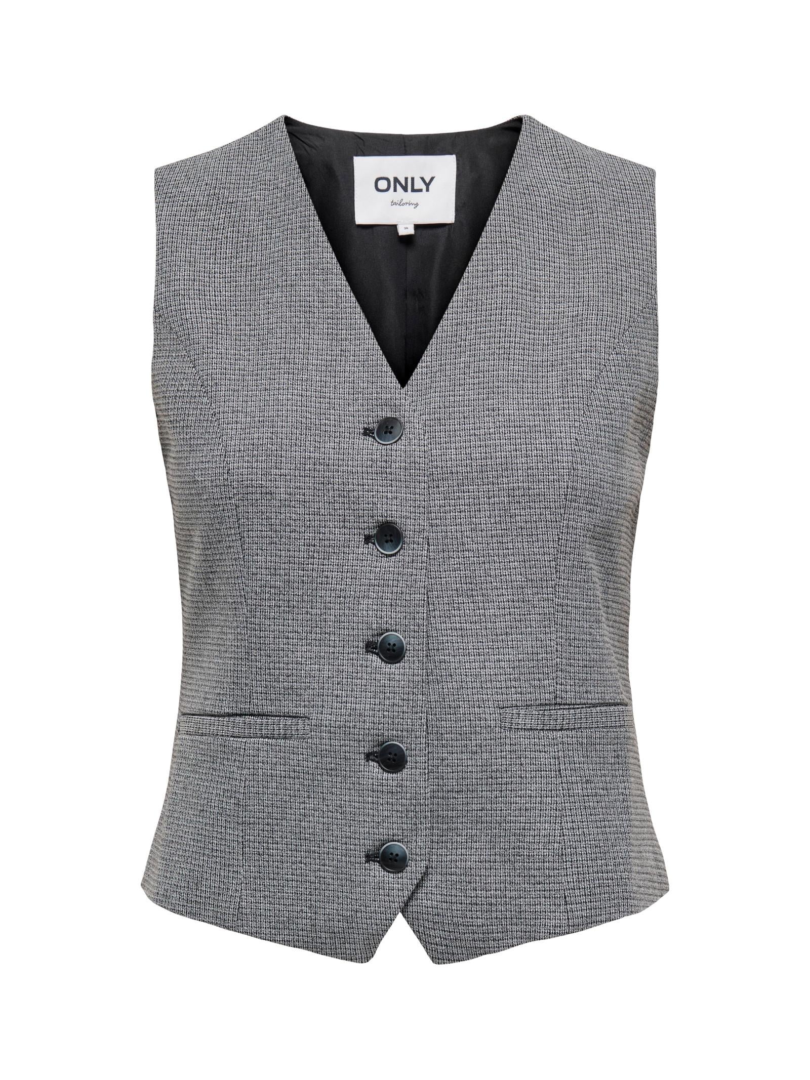 Gilet formale Only Iris Nero con bottoni 15352607 /Black ONLY 