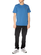 T-shirt Lyle & Scott Azzurro Logo TS400VOG SAPPHIRE BLUE LYLE & SCOTT 