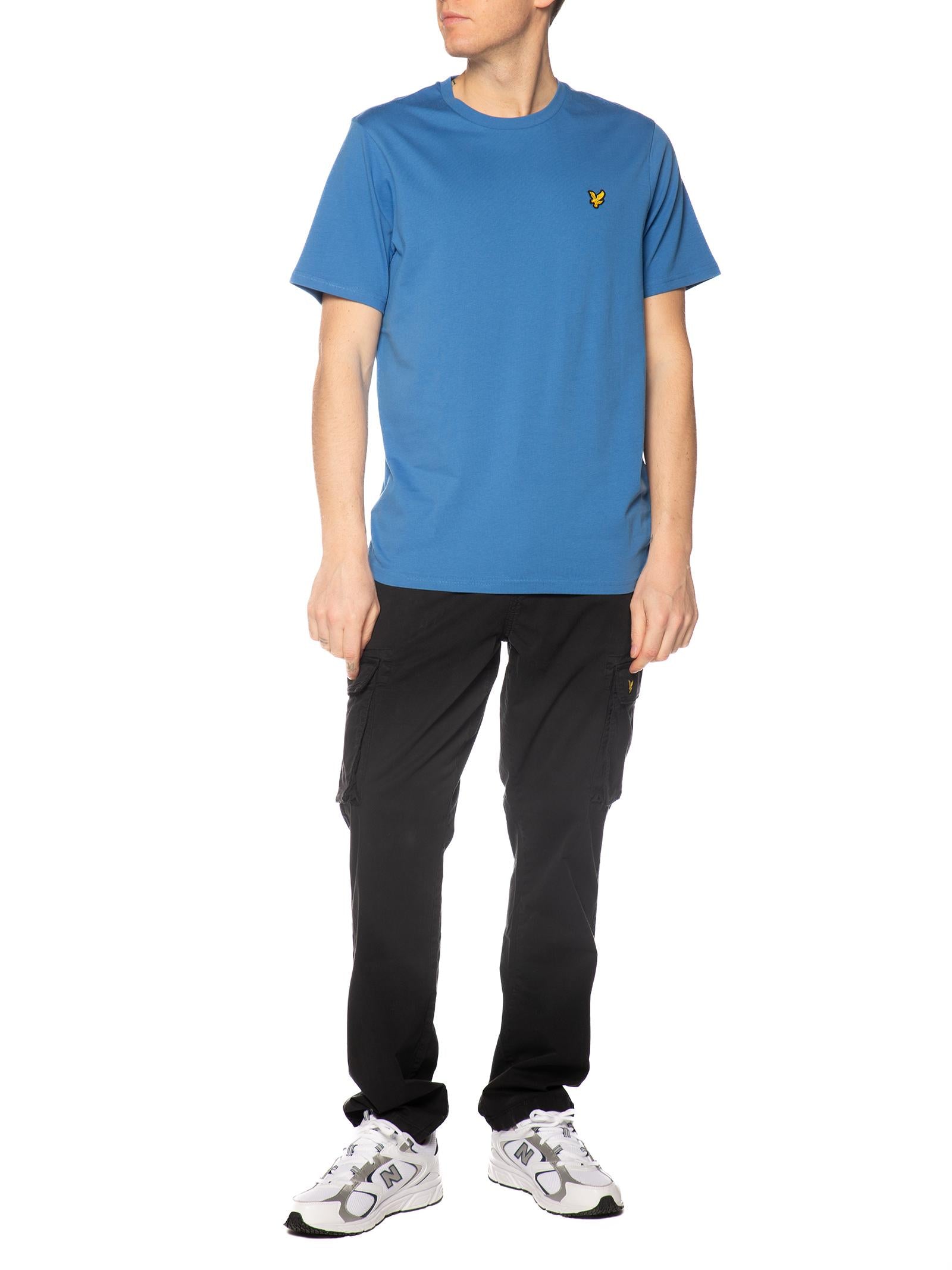 T-shirt Lyle & Scott Azzurro Logo TS400VOG SAPPHIRE BLUE LYLE & SCOTT 