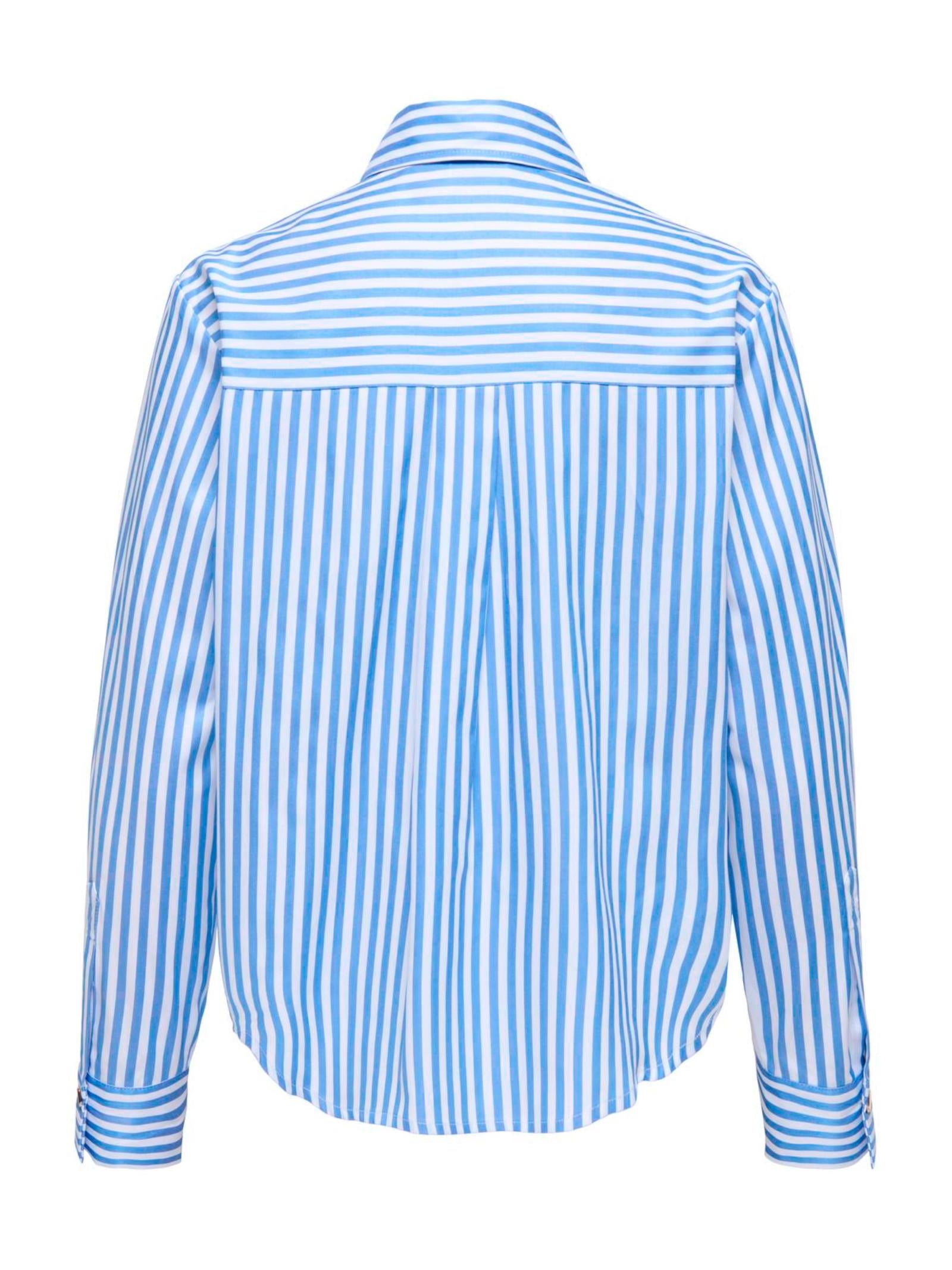 Camicia Only Lyra Bianco celeste con bottoni 15369914 /Provence ONLY 