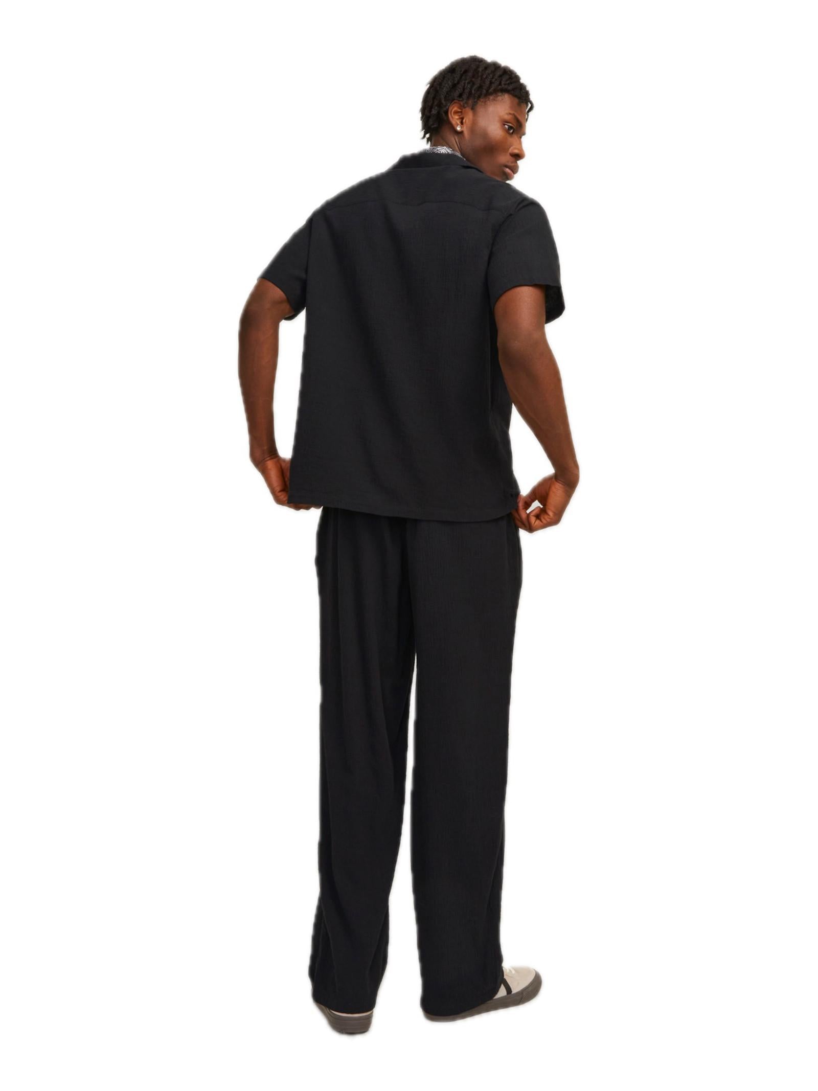 Camicia Jack & Jones Nero Luke relaxed 12255781 /Black JACK & JONES 