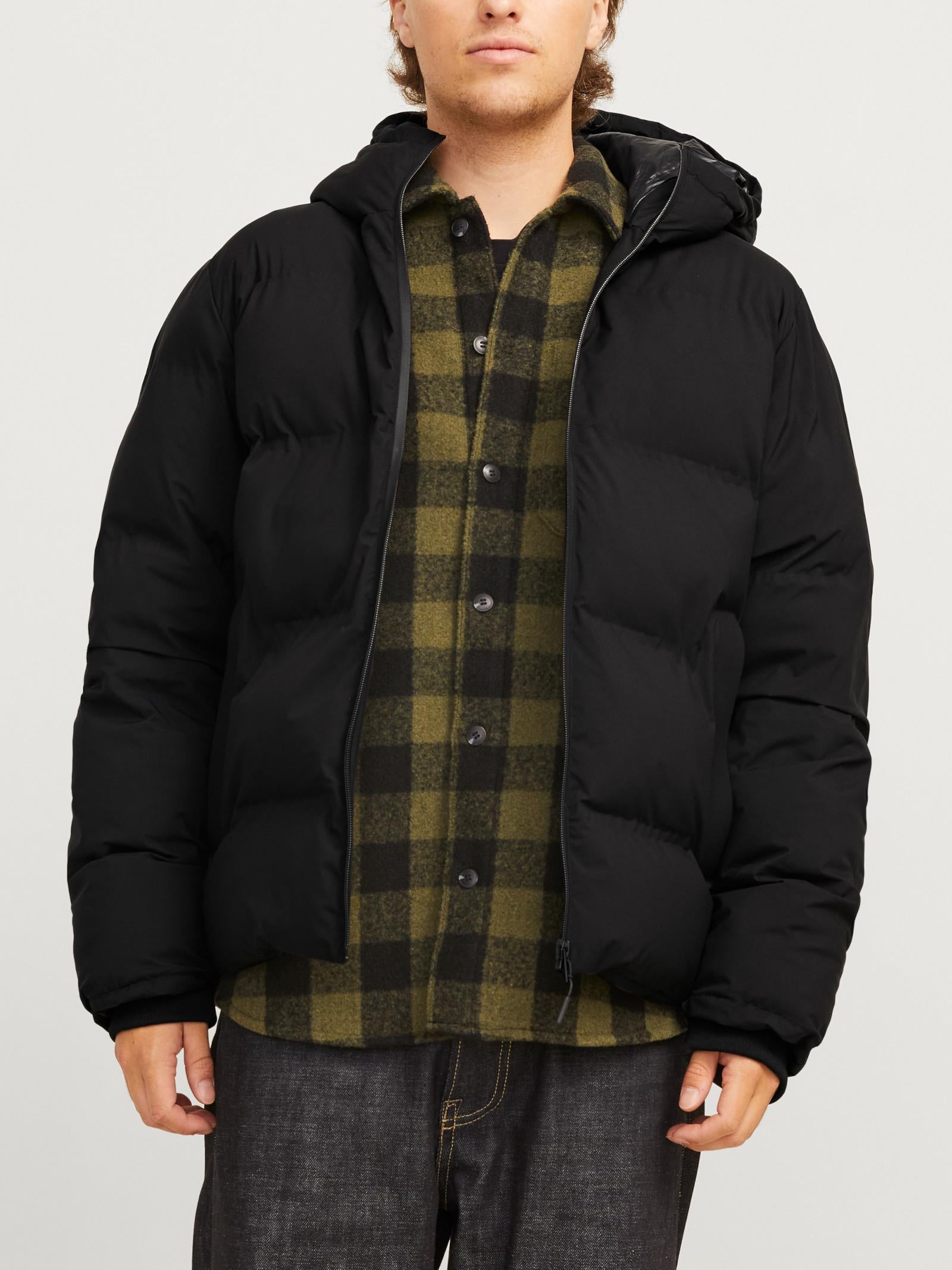 Piumino JACK & JONES Nero con cappuccio