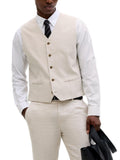 Gilet Jack & Jones Beige 4 bottoni 12292461 /Ancient Scroll JACK & JONES 