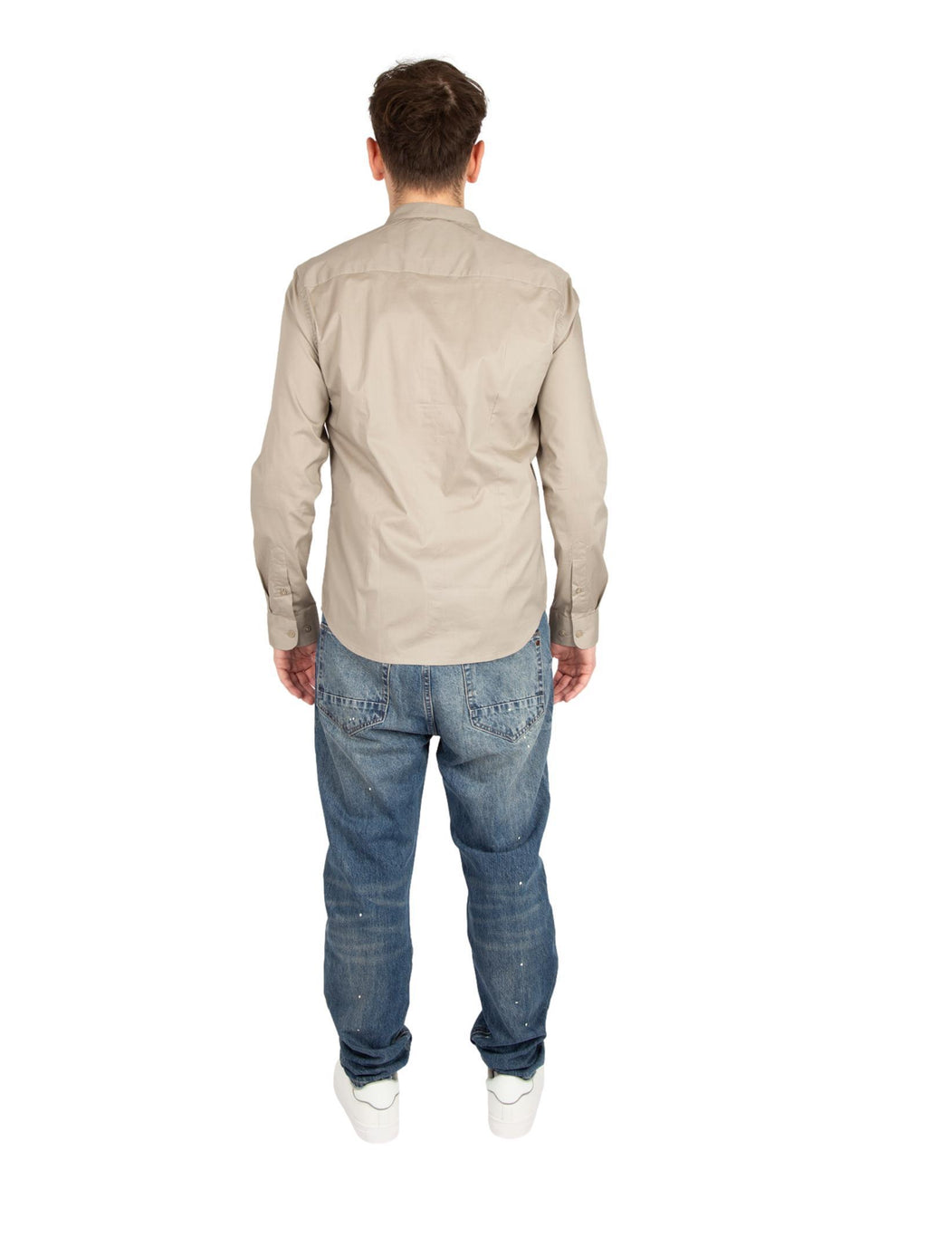 Camicia Gianni Lupo Beige coreana GL071DA BEIGE GIANNI LUPO 