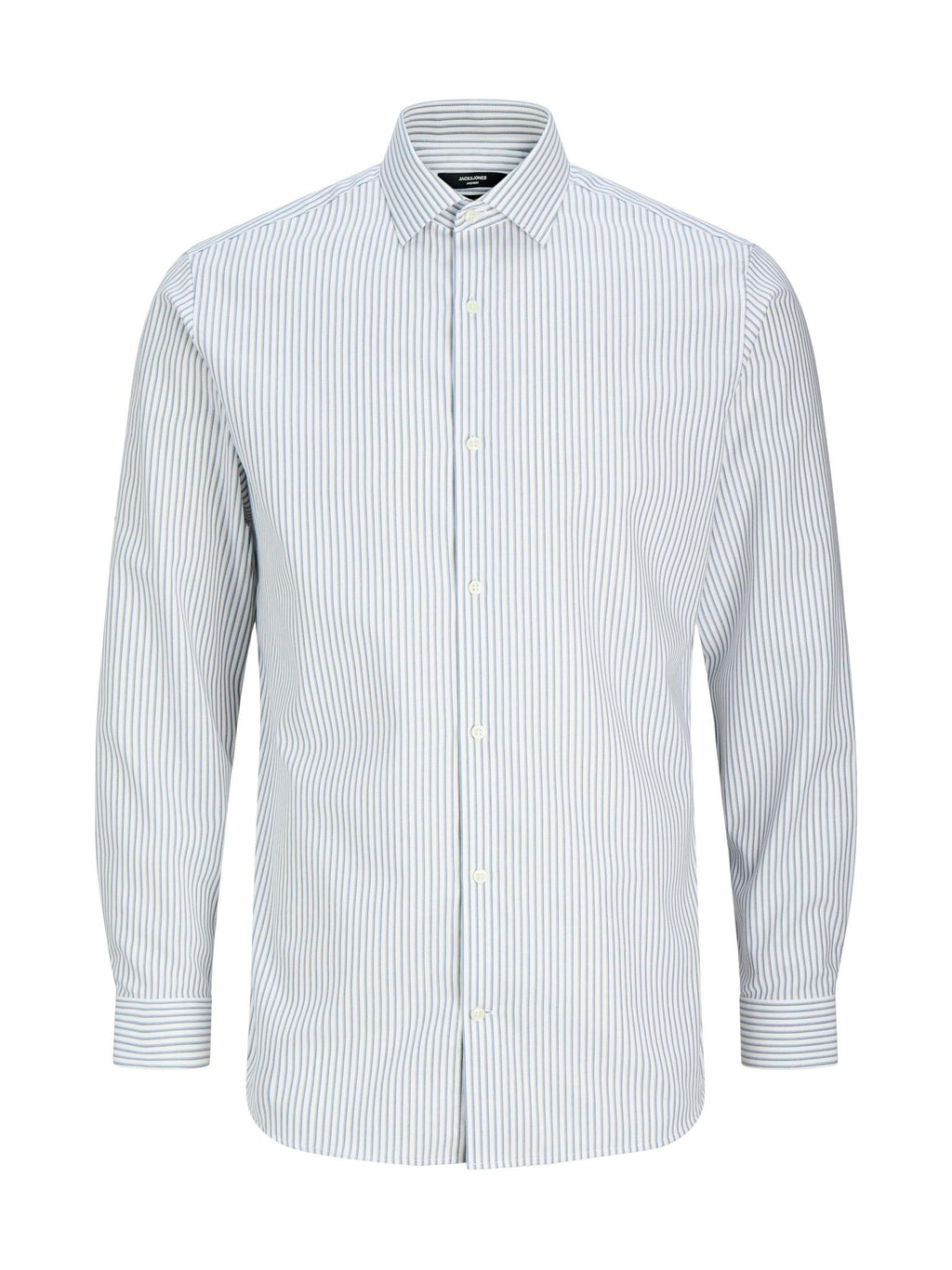 Camicia Jack & Jones Parker Bianco Blu No Stiro 12227385 /Faded Denim JACK & JONES 