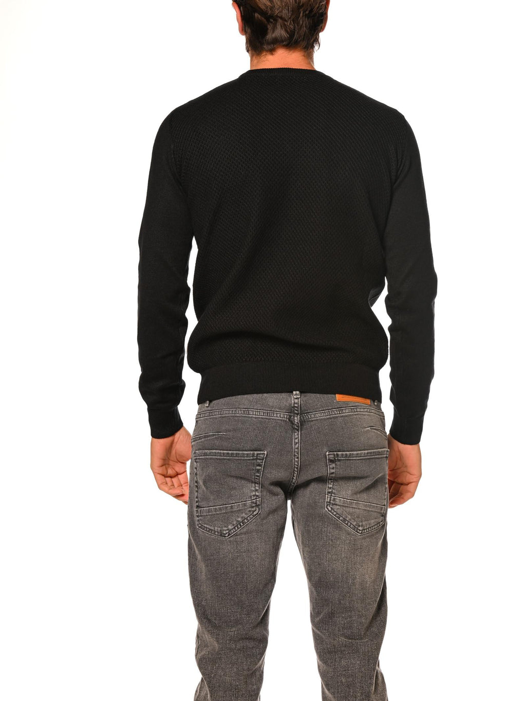 Maglia Seinse Nero lavorata MI3064 NERO SEINSE 