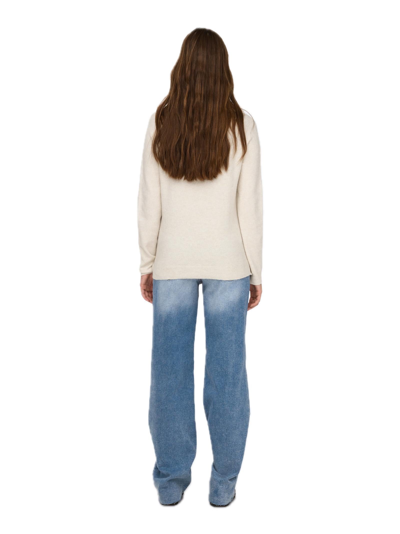 Maglia Only Rica Sabbia girocollo 15204279 /Birch ONLY 